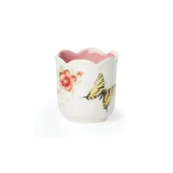 Lenox Butterfly Meadow Scalloped Pink Citrus Candle 11 Lenox Butterfly Meadow Scalloped Pink Citrus Candle -Lenox 890784 wHR