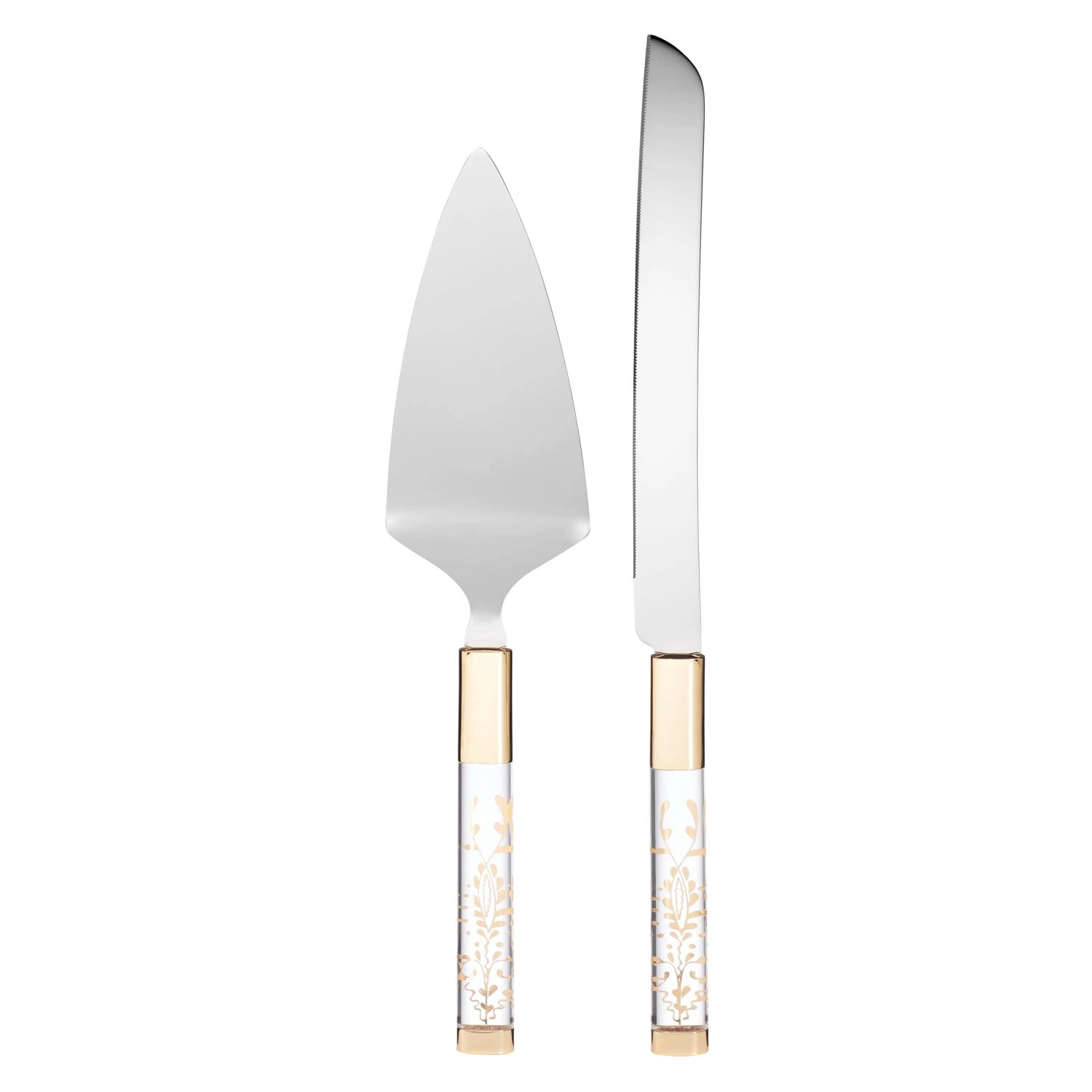 Lenox Opal Innocence Flourish Cake Knife & Server 4 Lenox Opal Innocence Flourish Cake Knife & Server - Image 2