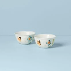 Lenox Butterfly Meadow 2-Piece Dessert Bowl Set 9 Lenox Butterfly Meadow 2-Piece Dessert Bowl Set -Lenox 890914 w12