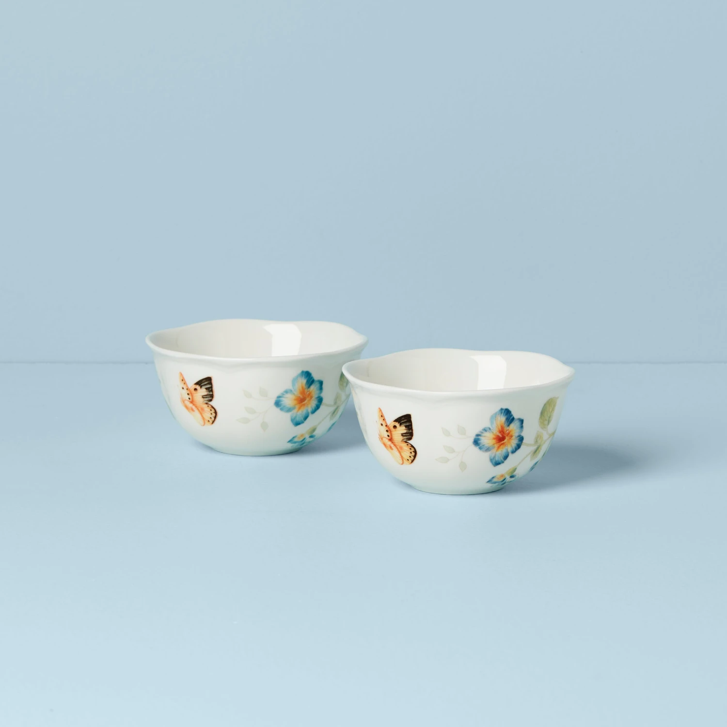 Lenox Butterfly Meadow 2-Piece Dessert Bowl Set 5 Lenox Butterfly Meadow 2-Piece Dessert Bowl Set - Image 3