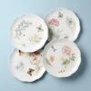 Lenox Butterfly Meadow 4-Piece Dinner Plate Set