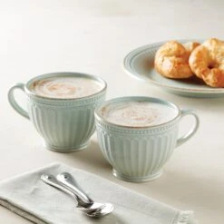Lenox French Perle Groove 2-Piece Latte Mug Set 9 Lenox French Perle Groove 2-Piece Latte Mug Set -Lenox 892449 w11