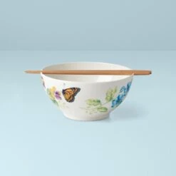 Lenox Butterfly Meadow Bowl & Chopsticks 9 Lenox Butterfly Meadow Bowl & Chopsticks -Lenox 892519 w12 3649205c c1b5 471a ae81 950bc07fbd3d