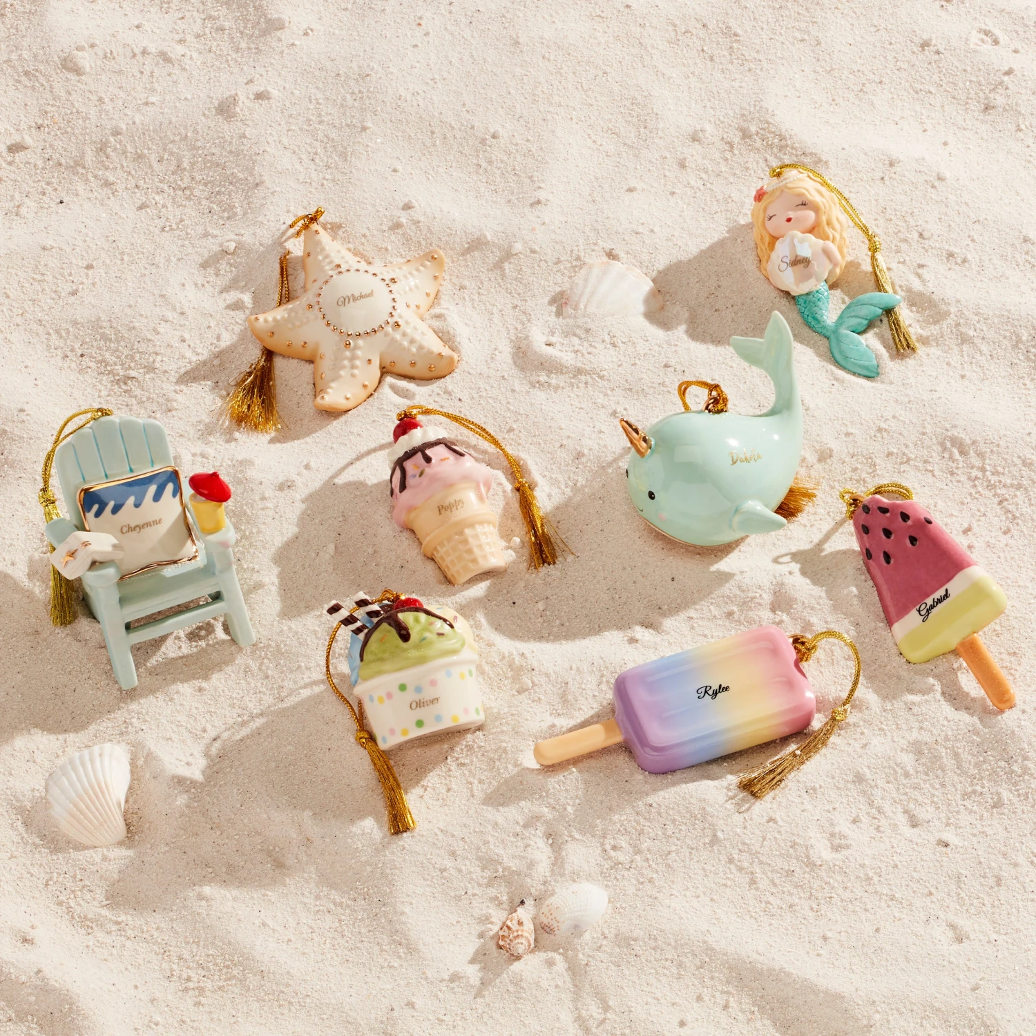 Lenox Forever Friends Ice Cream 2 Piece Ornament Set 8 Lenox Forever Friends Ice Cream 2 Piece Ornament Set - Image 6