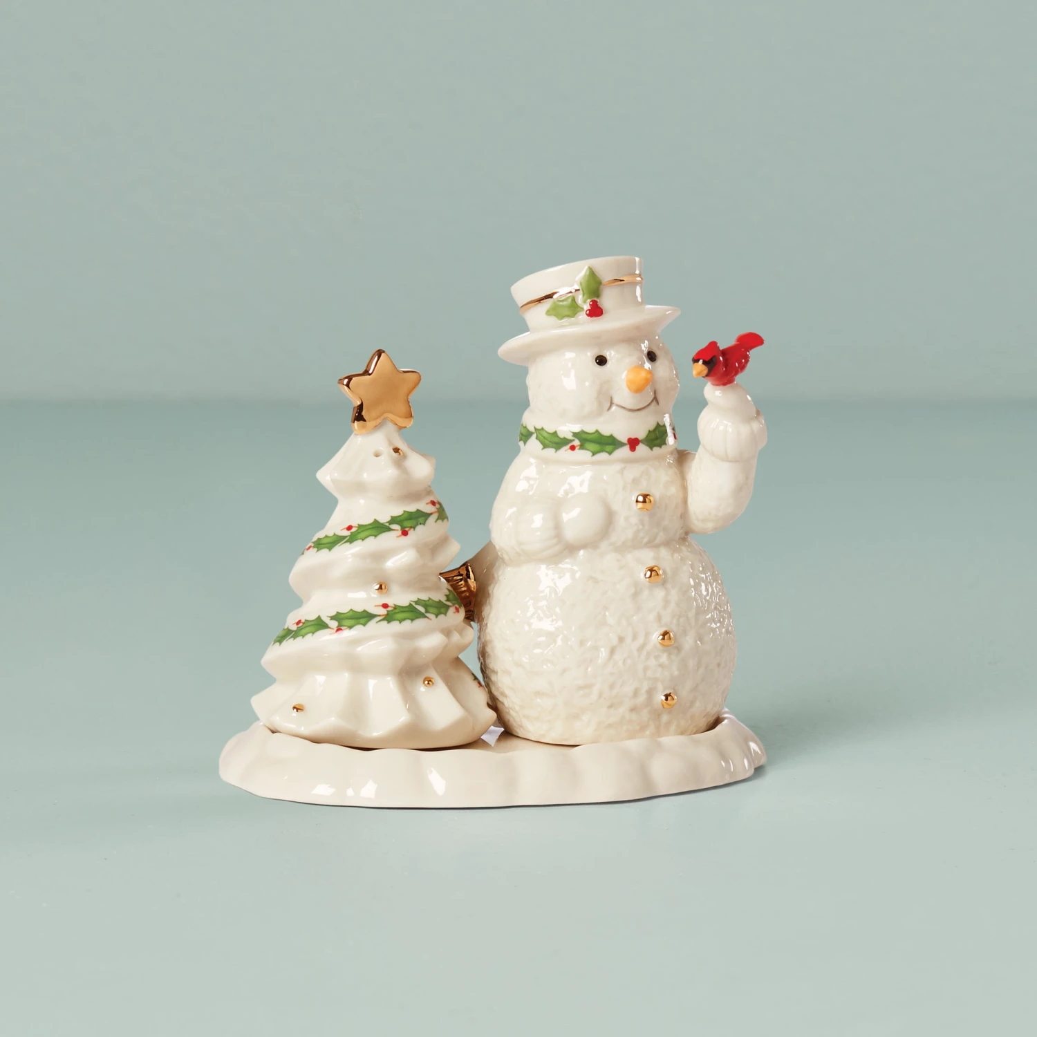 Lenox Snowman Salt & Pepper 3 Lenox Snowman Salt & Pepper