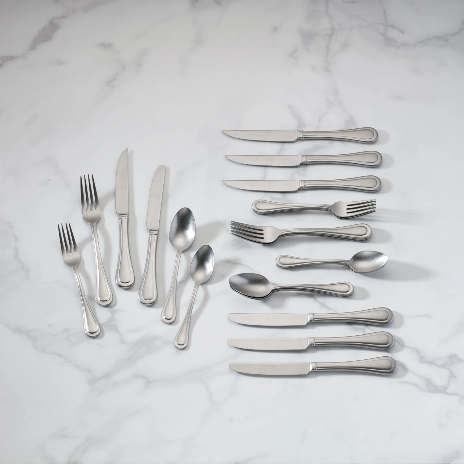 Lenox Textured Neutrals 24-Piece Flatware Set 4 Lenox Textured Neutrals 24-Piece Flatware Set - Image 2