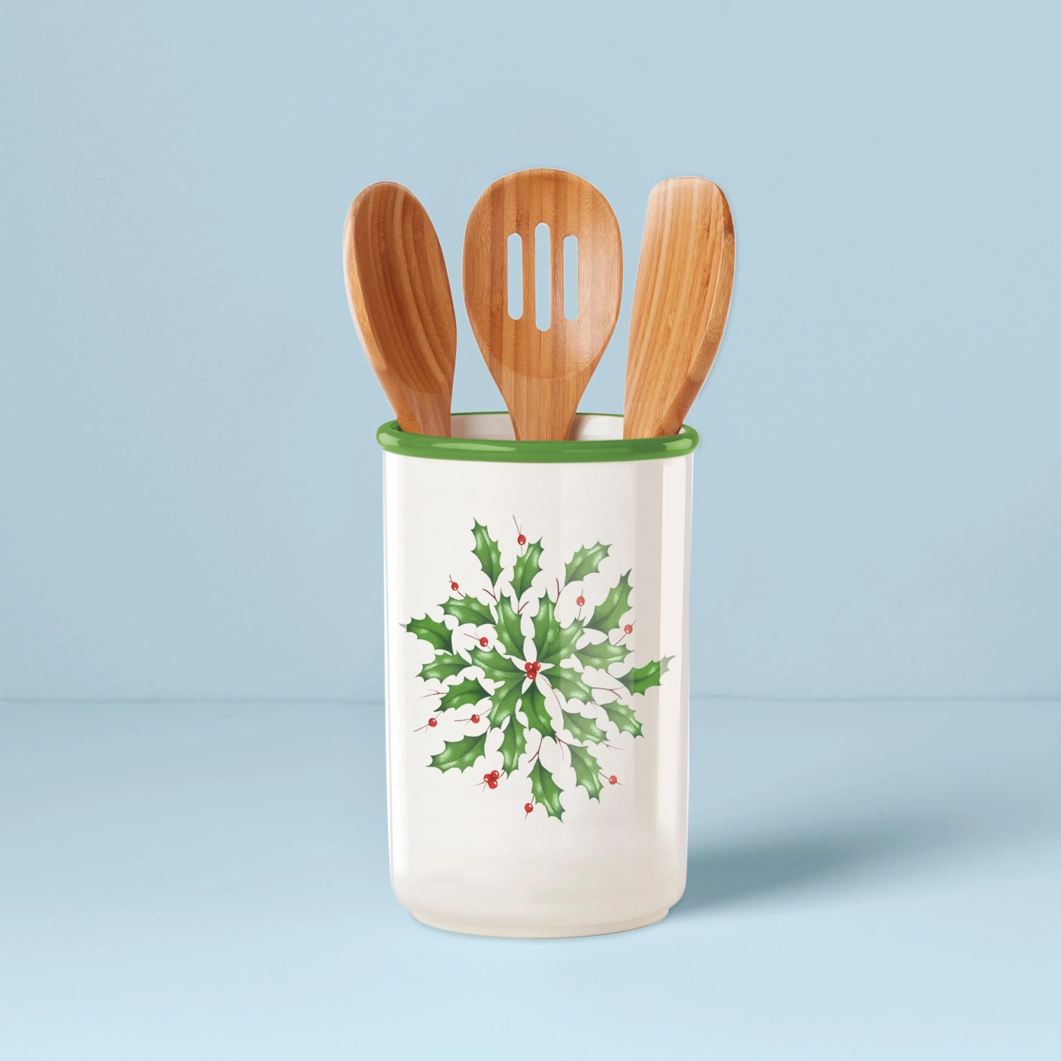 Lenox Holiday Utensil Holder Set 3 Lenox Holiday Utensil Holder Set