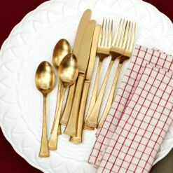 Lenox Portola Gold 60-Piece Flatware Set 18 Lenox Portola Gold 60-Piece Flatware Set -Lenox 893172 877880 894303 894304 894333 893875 893877 LHOL 22 FEA 16 aa7dc298 a9e0 4a14 89e8 e0be26ea9d8f