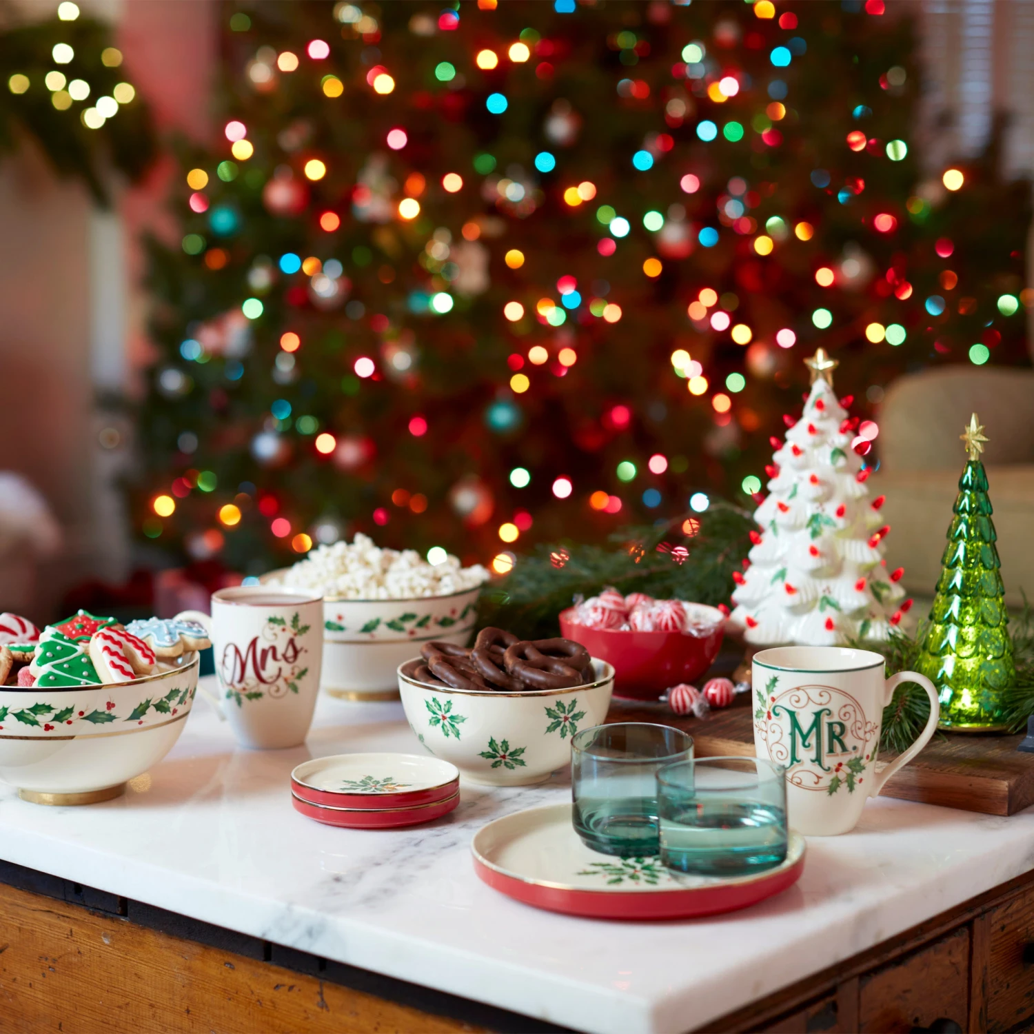 Lenox Holiday Luna 8-Piece Nesting Dinnerware Set 8 Lenox Holiday Luna 8-Piece Nesting Dinnerware Set - Image 6