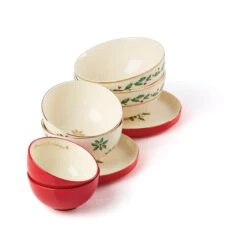 Lenox Holiday Luna 8-Piece Nesting Dinnerware Set 21 Lenox Holiday Luna 8-Piece Nesting Dinnerware Set -Lenox 893494 w12