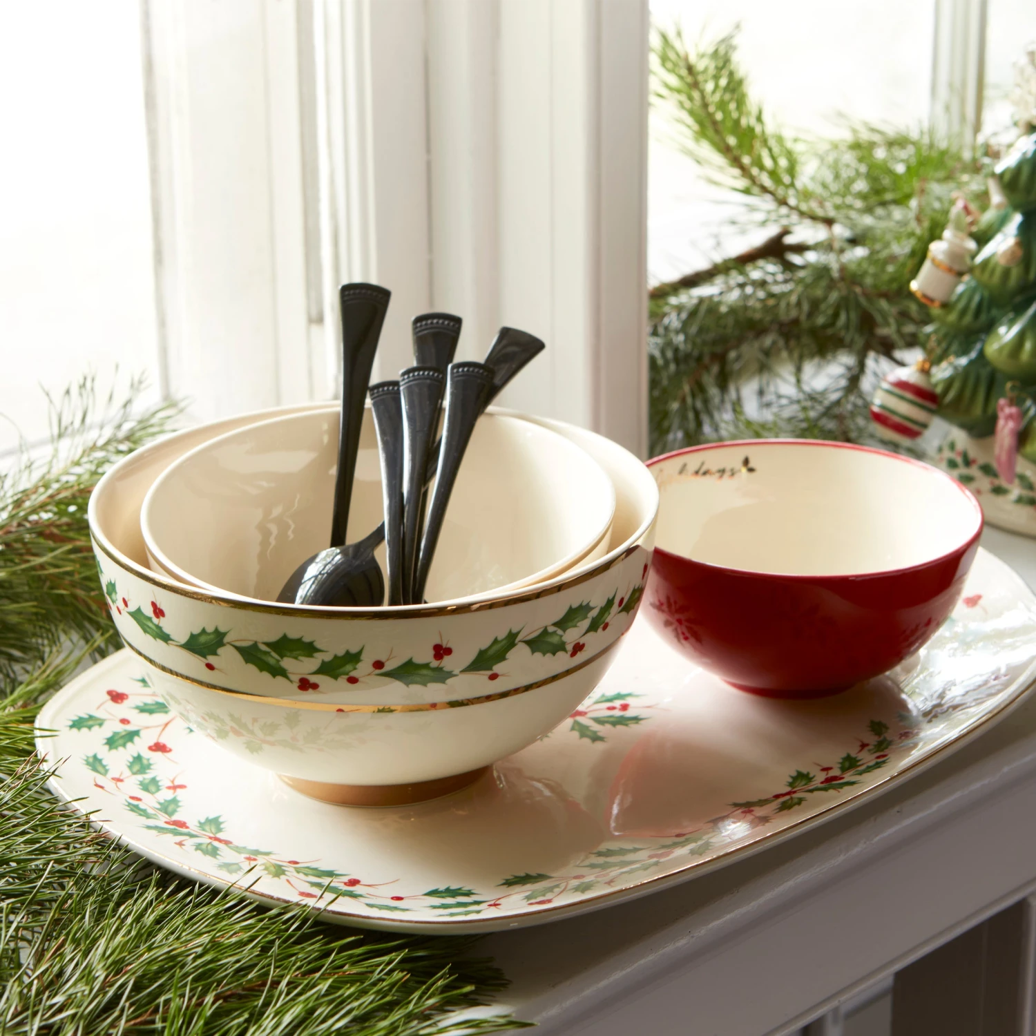 Lenox Holiday Luna 8-Piece Nesting Dinnerware Set 14 Lenox Holiday Luna 8-Piece Nesting Dinnerware Set - Image 12