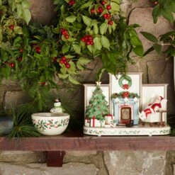 Lenox Holiday Snowman Bowl -Lenox 893504 w11