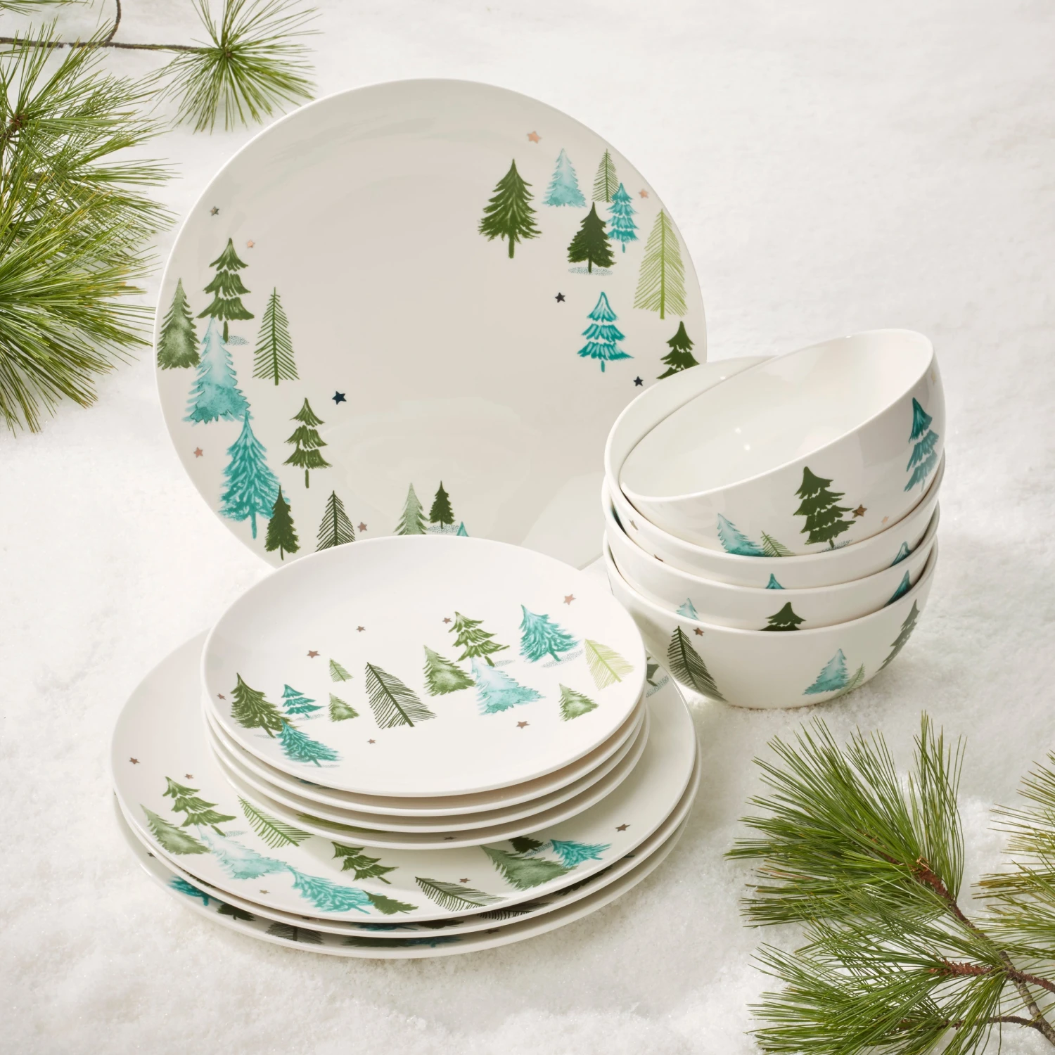 Lenox Balsam Lane 12-Piece Dinnerware Set 4 Lenox Balsam Lane 12-Piece Dinnerware Set - Image 2