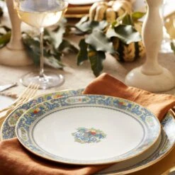 Lenox Autumn White 4-Piece Dinner Plate Set 10 Lenox Autumn White 4-Piece Dinner Plate Set -Lenox 893654 893655 894561 893812 LNP S23 FEA 10