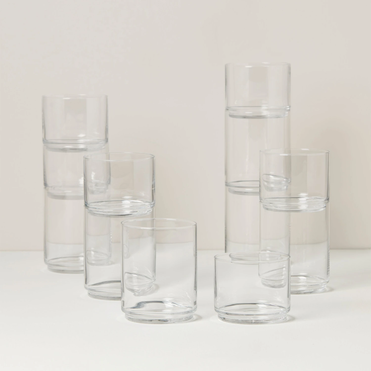Lenox Tuscany Classics Stackable 12pc Glasses 3 Lenox Tuscany Classics Stackable 12pc Glasses