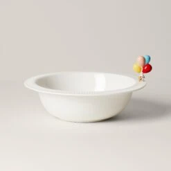 Lenox Profile Charm Serving Bowl With Balloon Popper