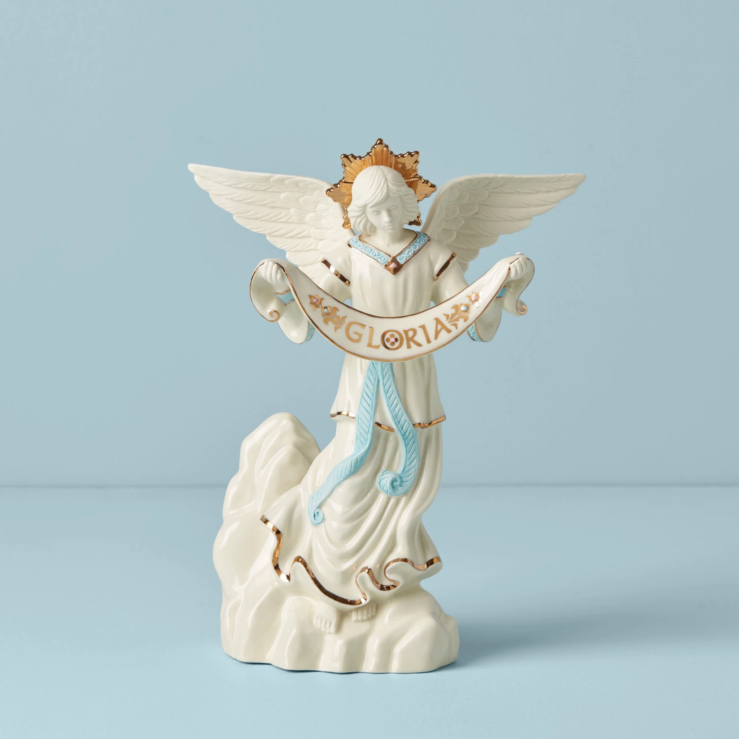 Lenox First Blessing Gloria Angel Figurine 3 Lenox First Blessing Gloria Angel Figurine