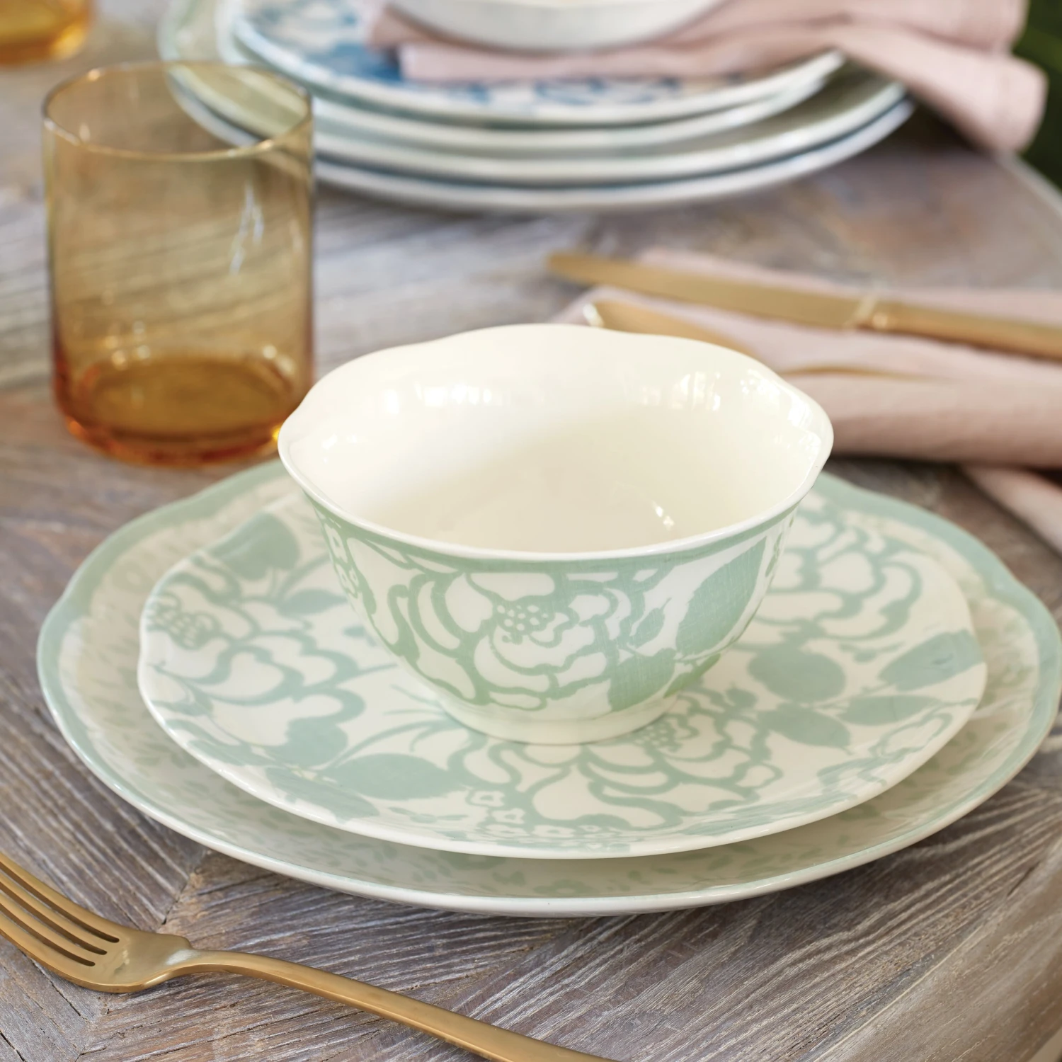 Lenox Butterfly Meadow Cottage 4-Piece Rice Bowls 5 Lenox Butterfly Meadow Cottage 4-Piece Rice Bowls - Image 3