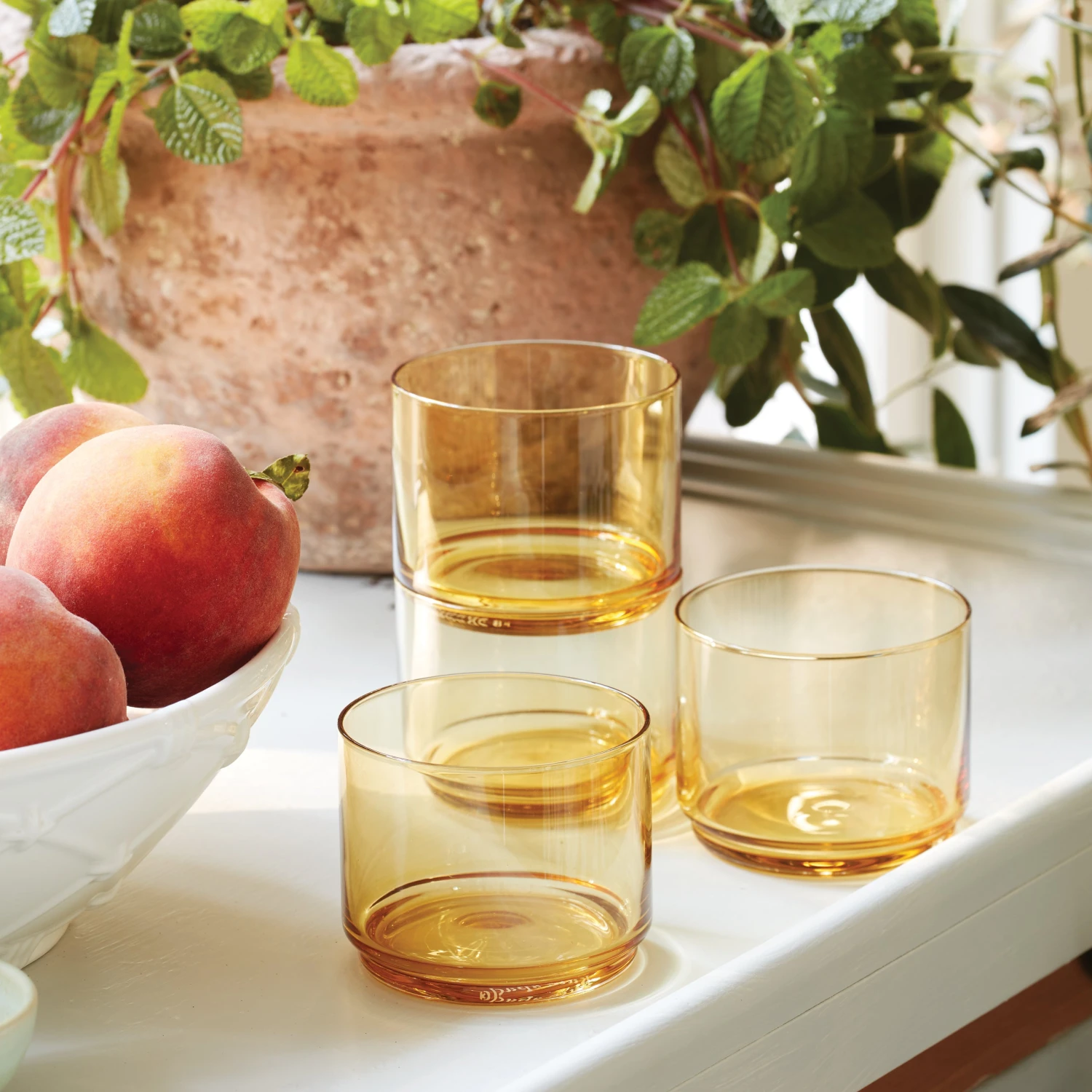 Lenox Tuscany Classics Stackable 4-Piece Short Glasses 9 Lenox Tuscany Classics Stackable 4-Piece Short Glasses - Image 7