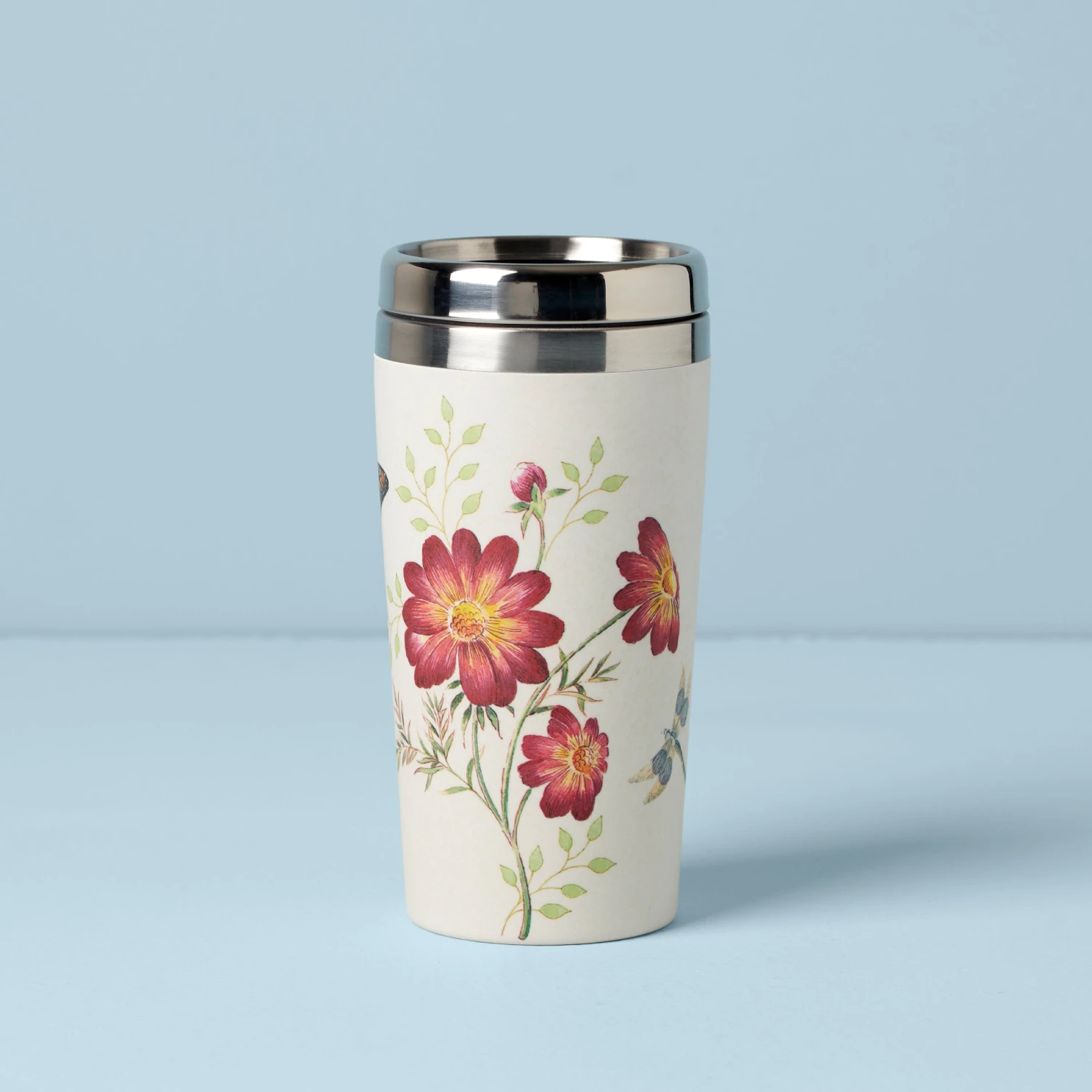 Lenox Butterfly Meadow Bamboo Travel Mug 3 Lenox Butterfly Meadow Bamboo Travel Mug