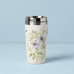 Lenox Butterfly Meadow Bamboo Travel Mug 7 Lenox Butterfly Meadow Bamboo Travel Mug -Lenox 894270 w12