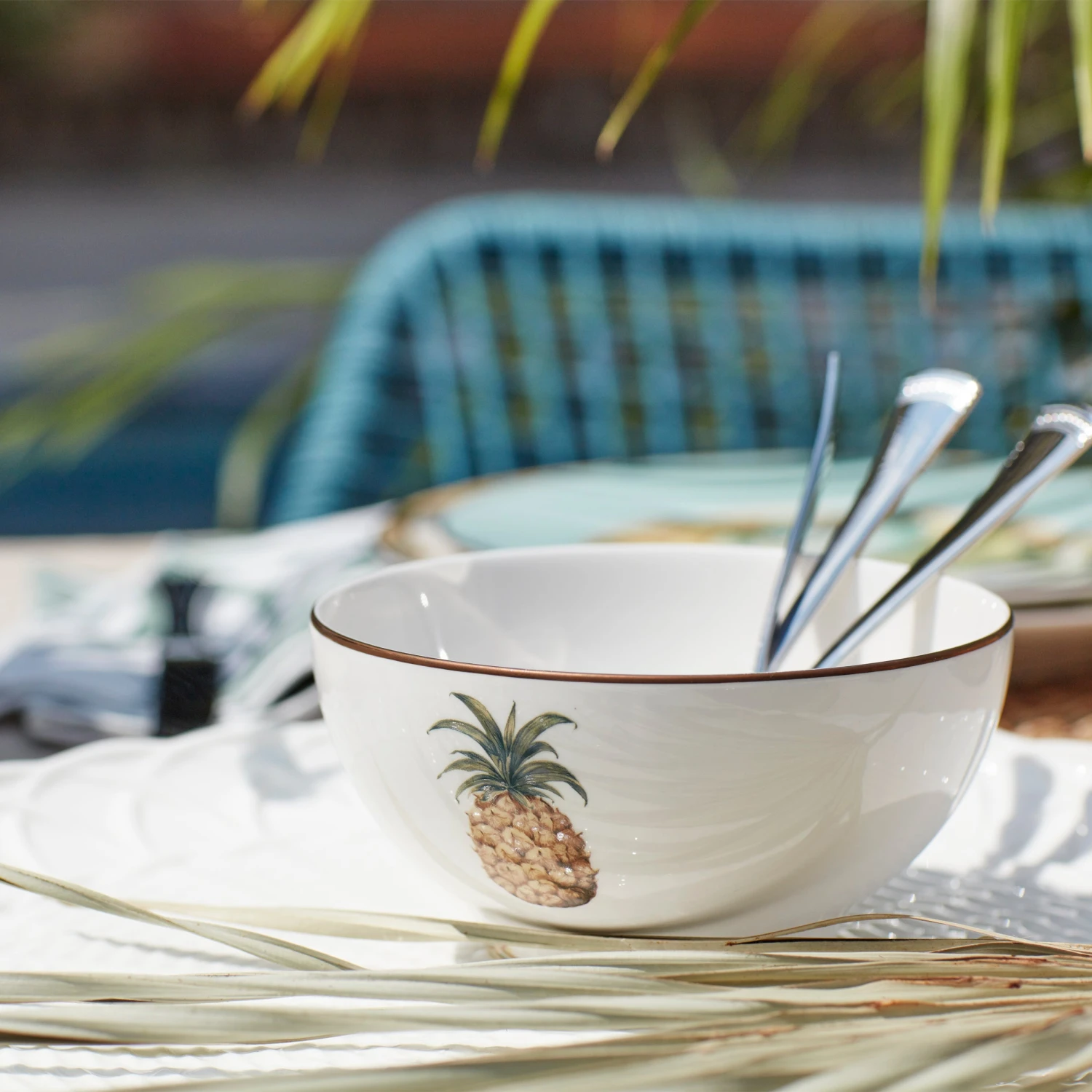 Lenox British Colonial Bamboo Rice Bowl 4 Lenox British Colonial Bamboo Rice Bowl - Image 2