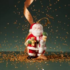 Lenox 2023 Santa & Stocking Ornament 10 Lenox 2023 Santa & Stocking Ornament -Lenox 894427 LHOL 23 FEA 3 GG