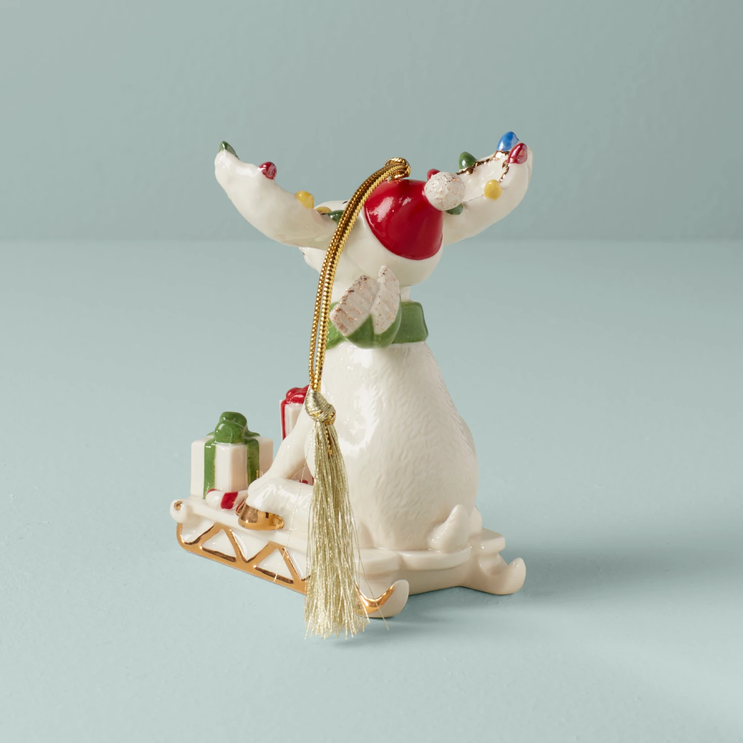 Lenox 2023 Marcel The Moose Ornament 4 Lenox 2023 Marcel The Moose Ornament - Image 2