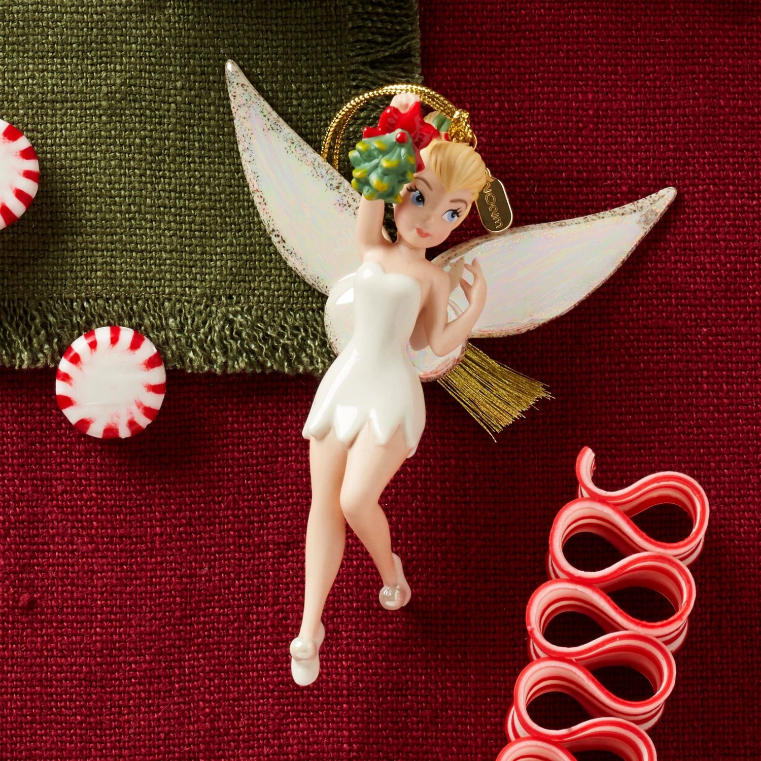 Lenox 2023 Tinker Bell With Mistletoe Ornament 5 Lenox 2023 Tinker Bell With Mistletoe Ornament - Image 3
