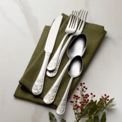 Lenox Chestnut Ridge 65-Piece Flatware Set 11 Lenox Chestnut Ridge 65-Piece Flatware Set -Lenox 894645 LHOL 23 FEA