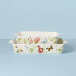 Lenox Butterfly Meadow Rectangular Baker 2-Piece Set