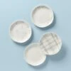 Lenox Oyster Bay Assorted Tidbit Plates, Set Of 4 1 Lenox Oyster Bay Assorted Tidbit Plates, Set Of 4 -Lenox 894678 W10