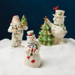 Lenox Happy Holly Days Snowman Lit Figurine 10 Lenox Happy Holly Days Snowman Lit Figurine -Lenox 894906 894764 894763 LHOL 23 FEA
