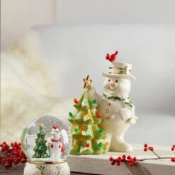 Lenox Happy Holly Days Snow Globe 7 Lenox Happy Holly Days Snow Globe -Lenox 894906 894915 LHOL 23 FEA 1