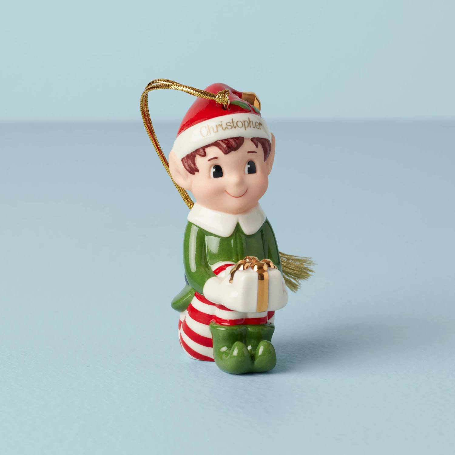 Lenox Personalized Christmas Elf Ornament 3 Lenox Personalized Christmas Elf Ornament