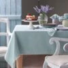 Lenox French Perle Ice Blue Tablecloth 2 Lenox French Perle Ice Blue Tablecloth -Lenox 894939 wHR