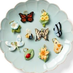 Lenox Butterfly Meadow 10-Piece Ornament Set 9 Lenox Butterfly Meadow 10-Piece Ornament Set -Lenox 894959 894511 LNP F23 FEA 2
