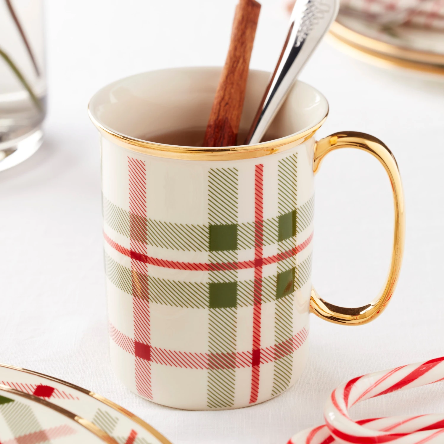 Lenox Holiday Plaid Mugs, Set Of 4 6 Lenox Holiday Plaid Mugs, Set Of 4 - Image 4