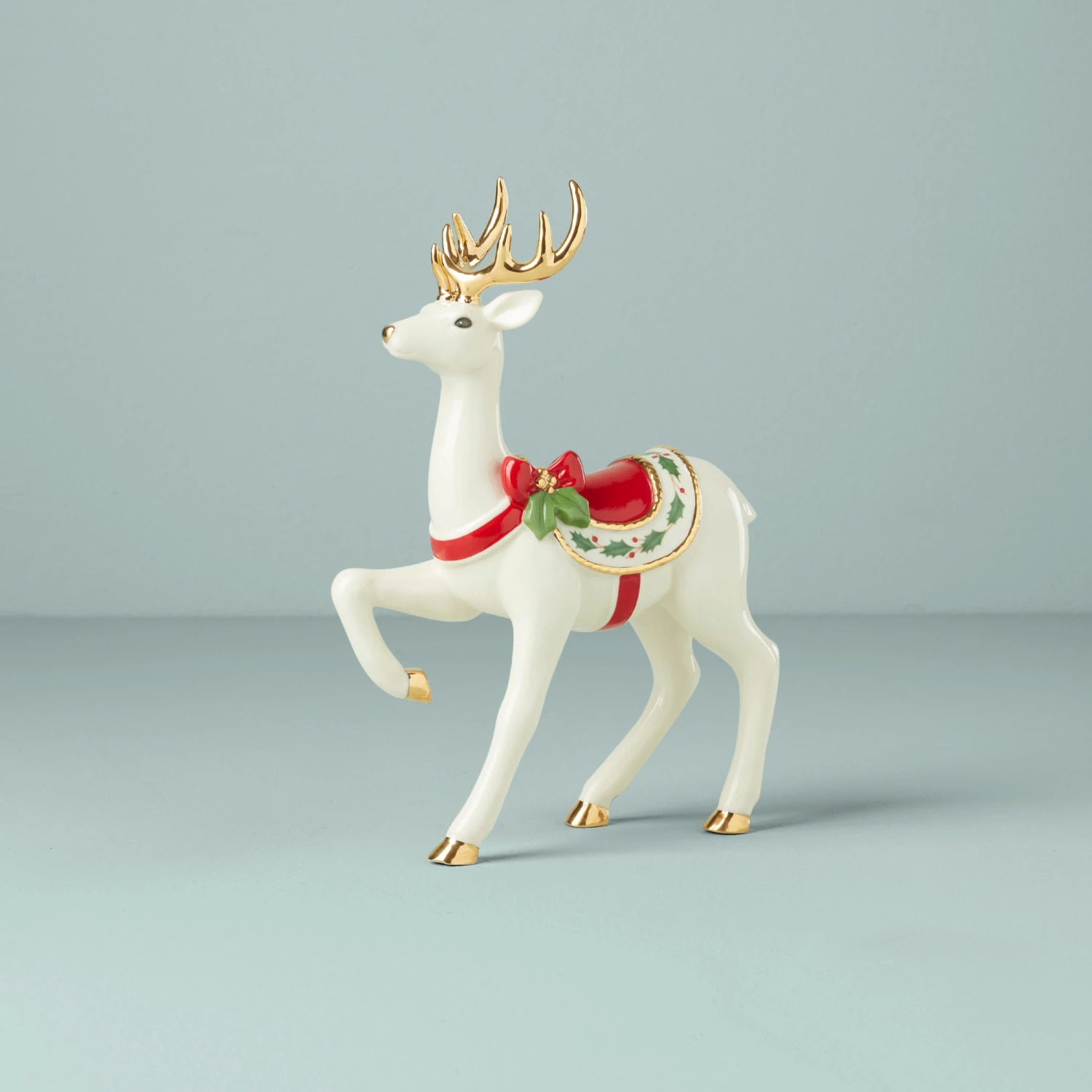 Lenox Standing Reindeer Figurine 3 Lenox Standing Reindeer Figurine