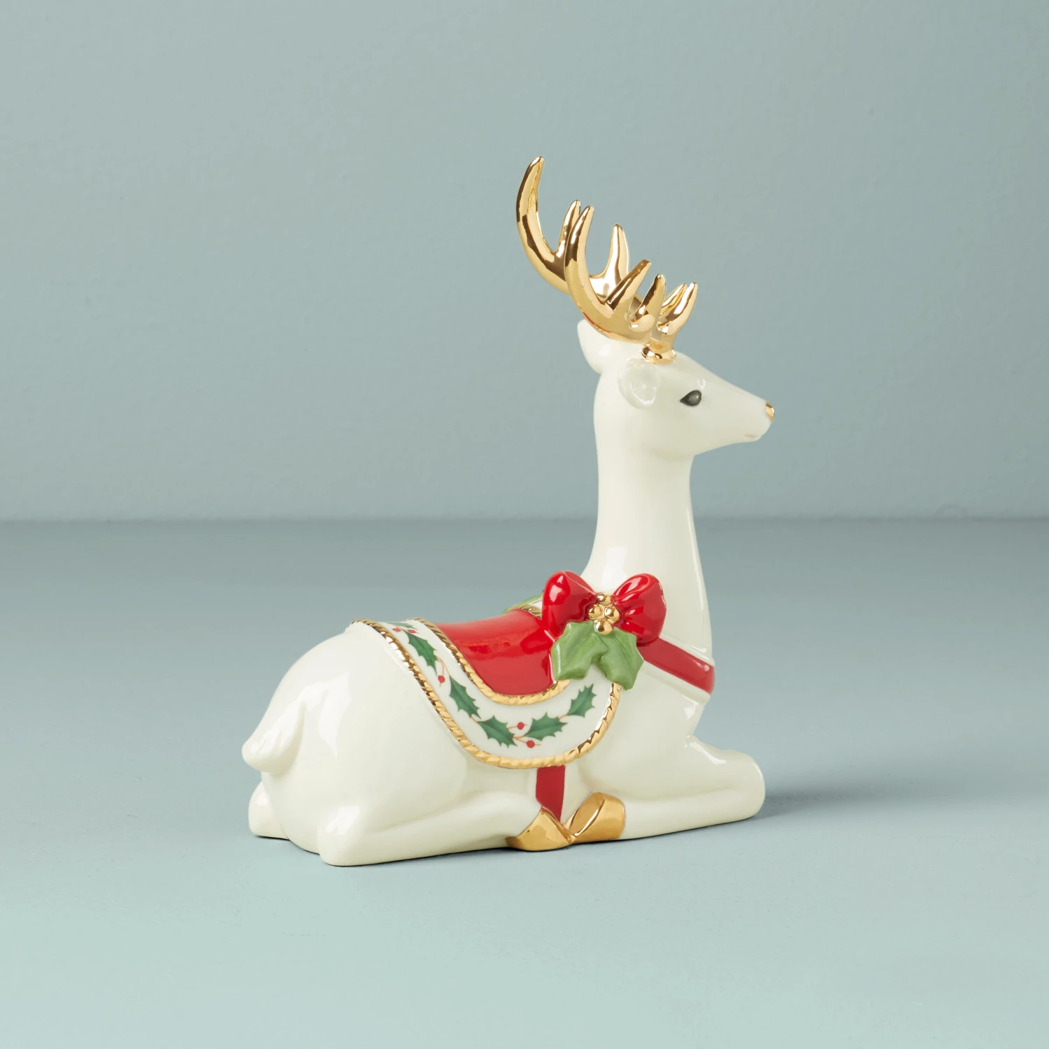 Lenox Laying Reindeer Figurine 5 Lenox Laying Reindeer Figurine - Image 3