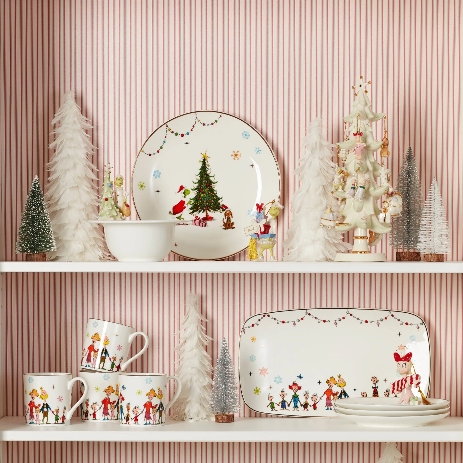 Lenox How The Grinch Stole Christmas 12-Piece Ornament Tree 4 Lenox How The Grinch Stole Christmas 12-Piece Ornament Tree - Image 2