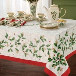 Lenox Holiday 60" X 84" Tablecloth
