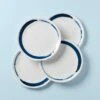 Lenox Blue Bay Melamine Dinner Plates, Set Of 4 2 Lenox Blue Bay Melamine Dinner Plates, Set Of 4 -Lenox 895237 W10
