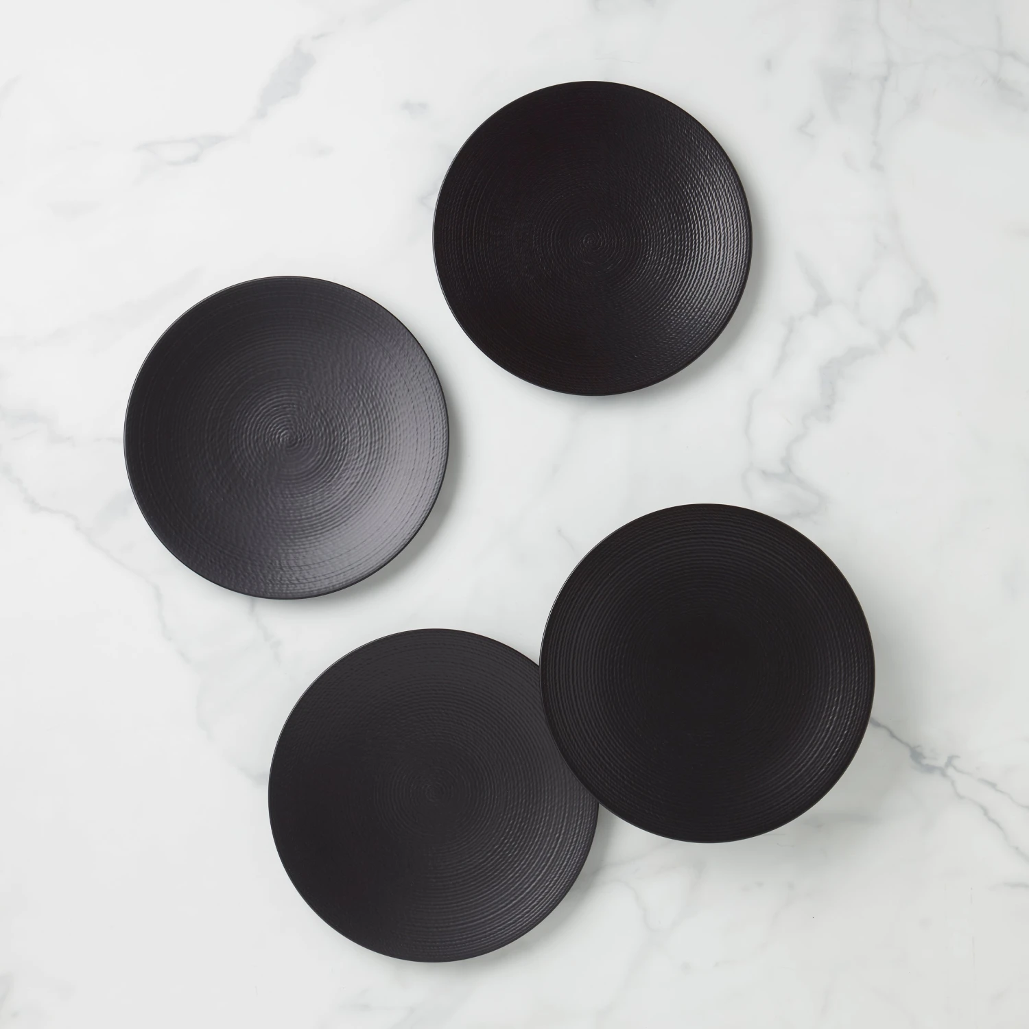 Lenox LX Collective Black Accent Plates, Set Of 4 3 Lenox LX Collective Black Accent Plates, Set Of 4