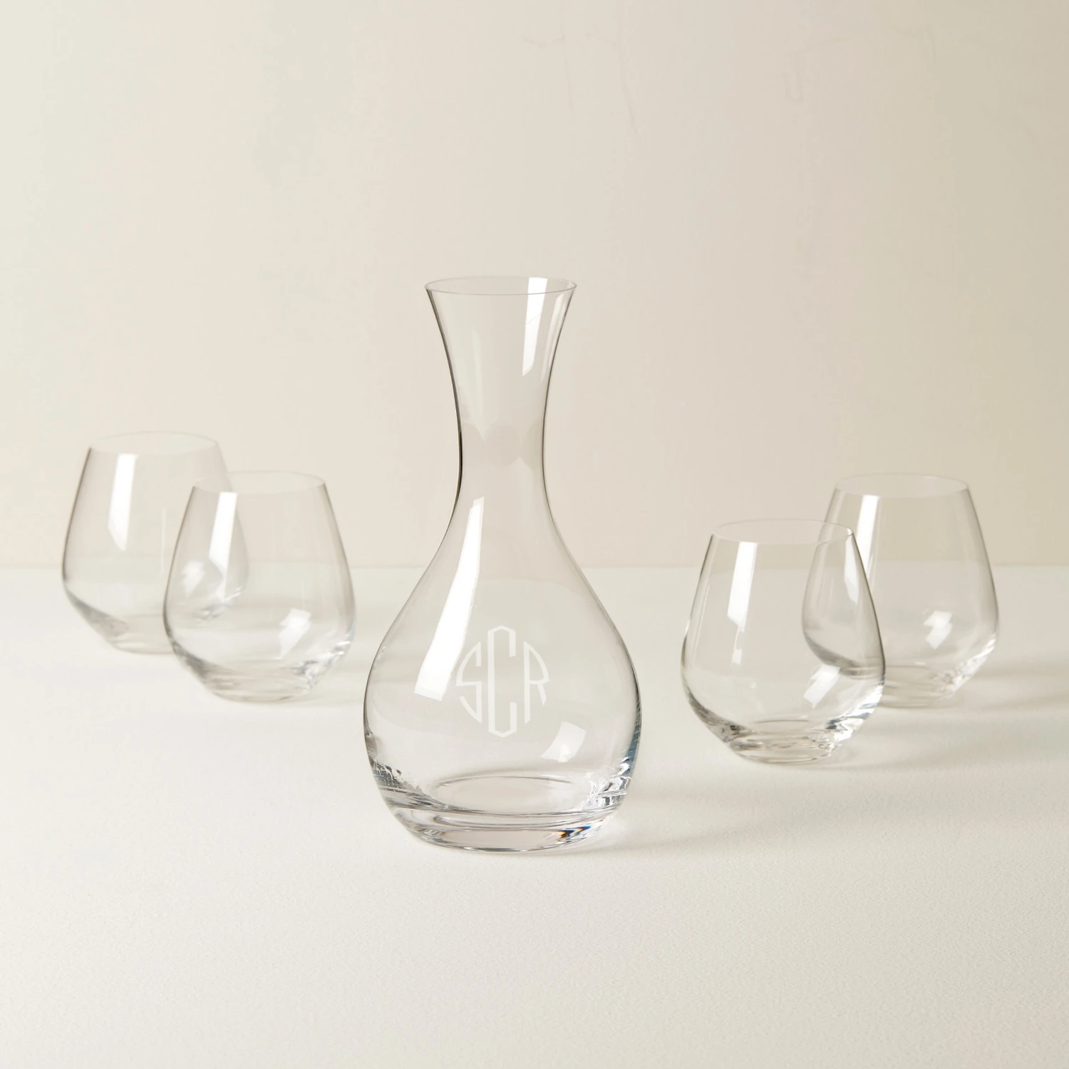 Lenox Tuscany Classics 5-Piece Decanter & Glass Set 3 Lenox Tuscany Classics 5-Piece Decanter & Glass Set