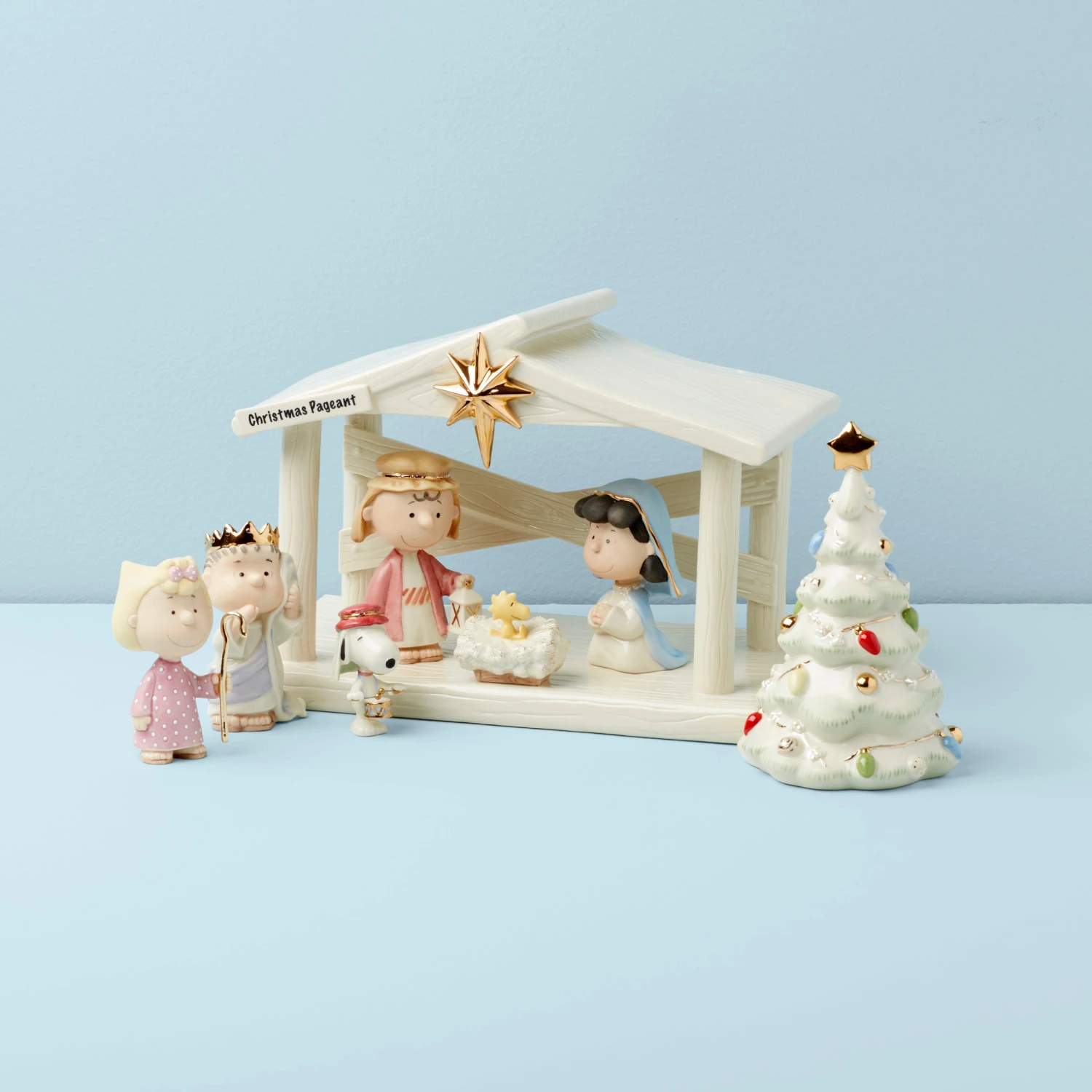 Lenox Peanuts The Christmas Pageant & Creche 8-Piece Set 6 Lenox Peanuts The Christmas Pageant & Creche 8-Piece Set - Image 4