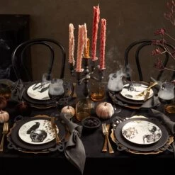 Lenox Vintage Gold Halloween Dessert Plates, Set Of 4 19 Lenox Vintage Gold Halloween Dessert Plates, Set Of 4 -Lenox 895321 895246 877880 894251 890691 LNP F23 GIF SM