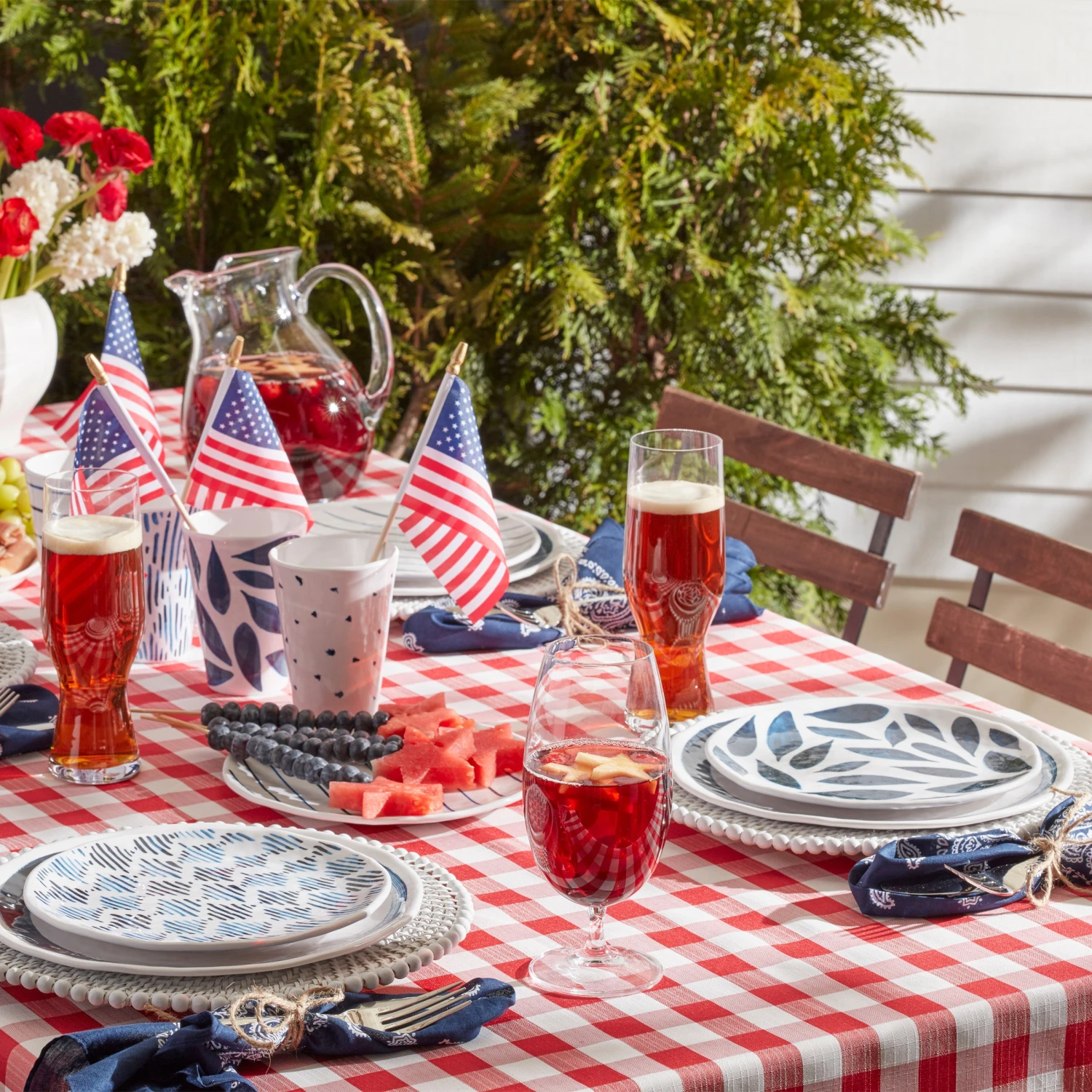 Lenox Blue Bay Melamine Assorted Accent Plates, Set Of 4 6 Lenox Blue Bay Melamine Assorted Accent Plates, Set Of 4 - Image 4