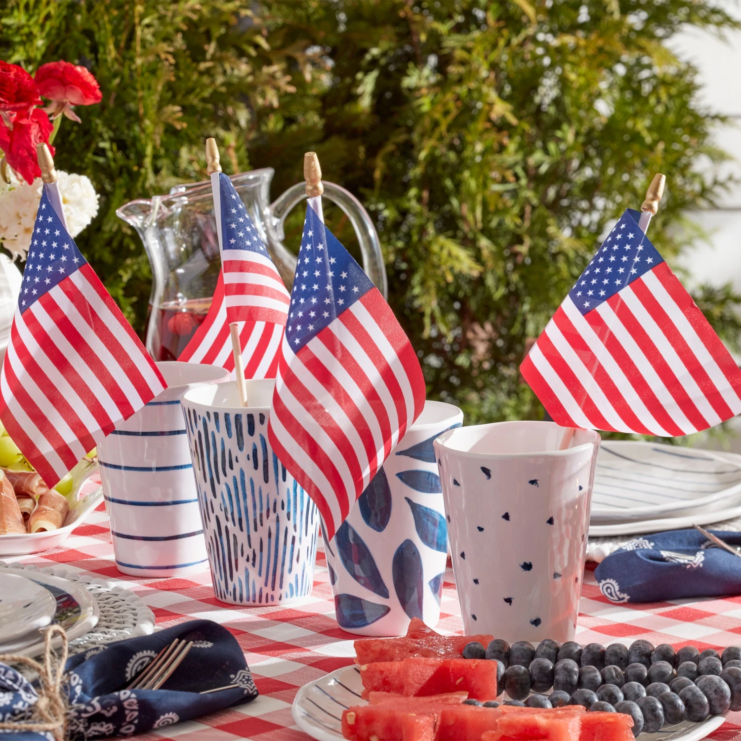 Lenox Blue Bay Melamine Assorted Tumblers, Set Of 4 4 Lenox Blue Bay Melamine Assorted Tumblers, Set Of 4 - Image 2