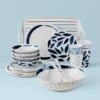 Lenox Blue Bay Melamine 20-Piece Dinnerware Set 1 Lenox Blue Bay Melamine 20-Piece Dinnerware Set -Lenox 895324 w10